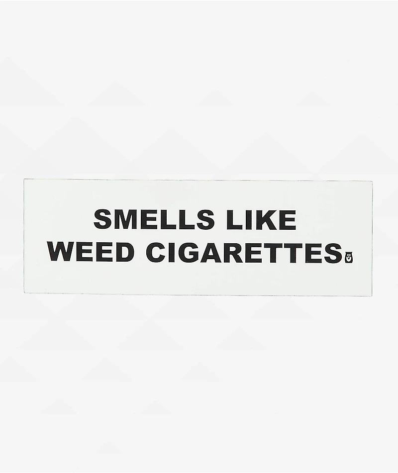 Honey TV Weed Cigs White Sticker