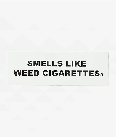 Honey TV Weed Cigs White Sticker