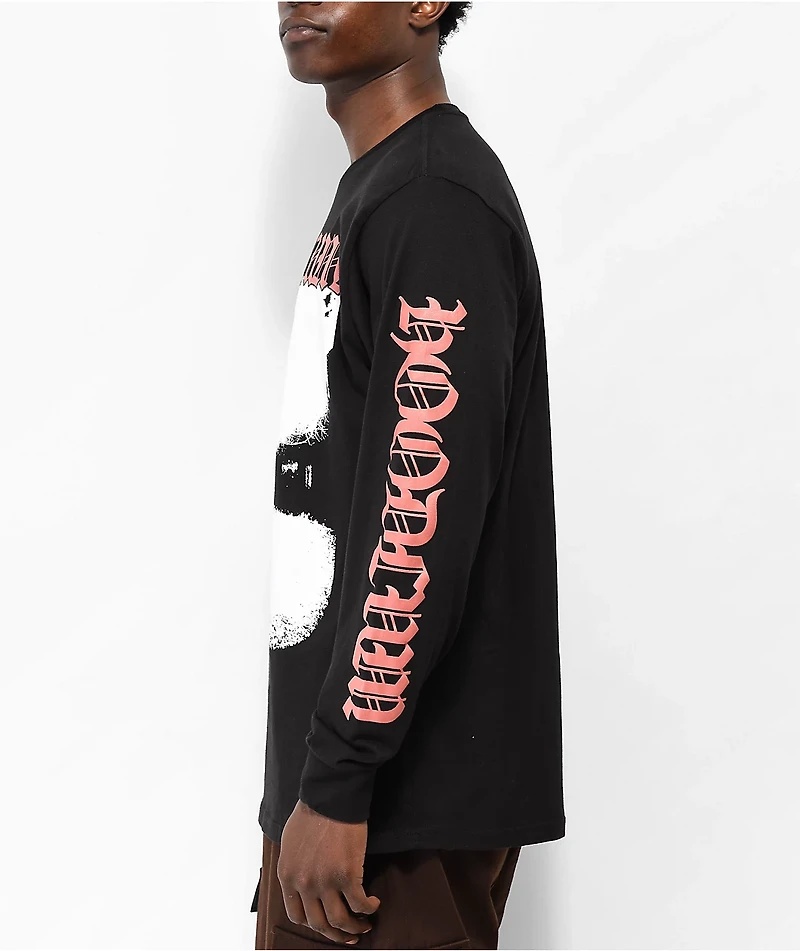 Hoodlum by Darby Allin Burn To The Ground Black Long Sleeve T-Shirt