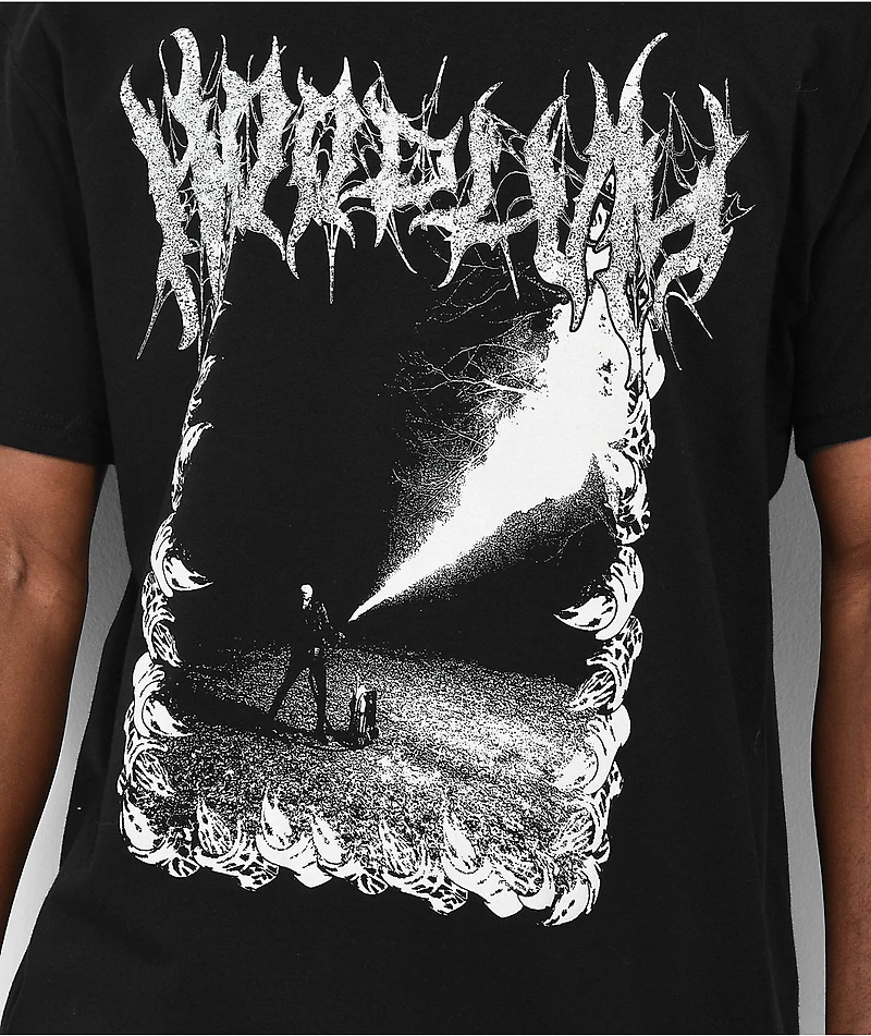 Hoodlum by Darby Allin Dark Flame Black T-Shirt
