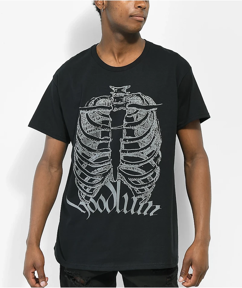 Hoodlum by Darby Allin Ribs Black T-Shirt