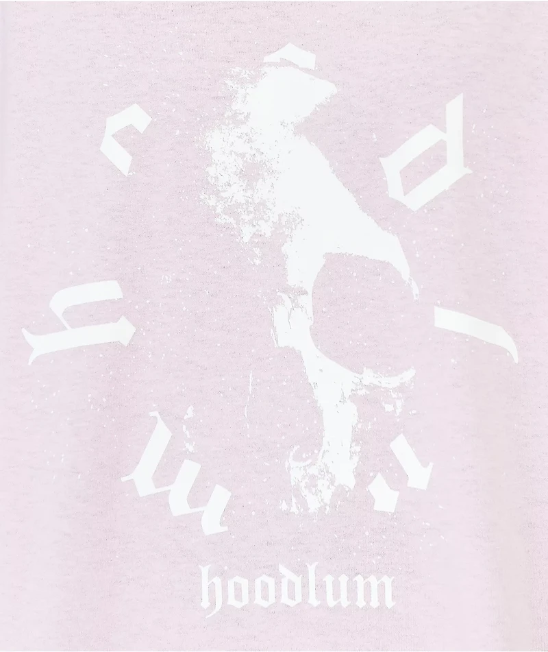 Hoodlum by Darby Allin Skull Pink T-Shirt