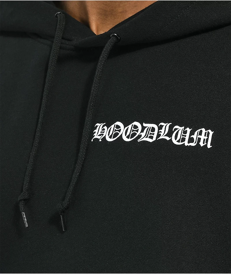 Hoodlum by Darby Allin Spine Black Hoodie