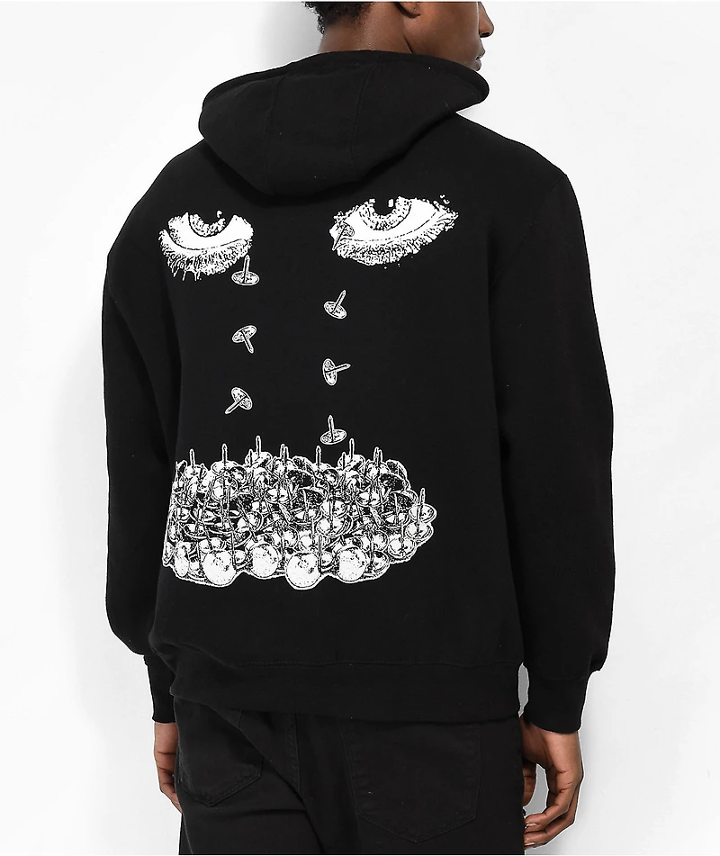 Hoodlum by Darby Allin Tac Eyes Black Hoodie