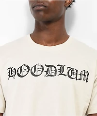 Hoodlum by Darby Allin Tac Eyes Natural T-Shirt