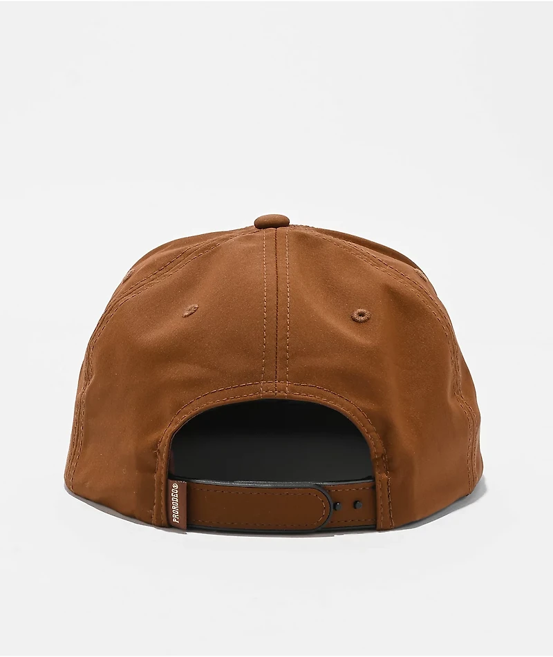 Hooey Prorodeo Cowboys Association Brown Snapback Hat