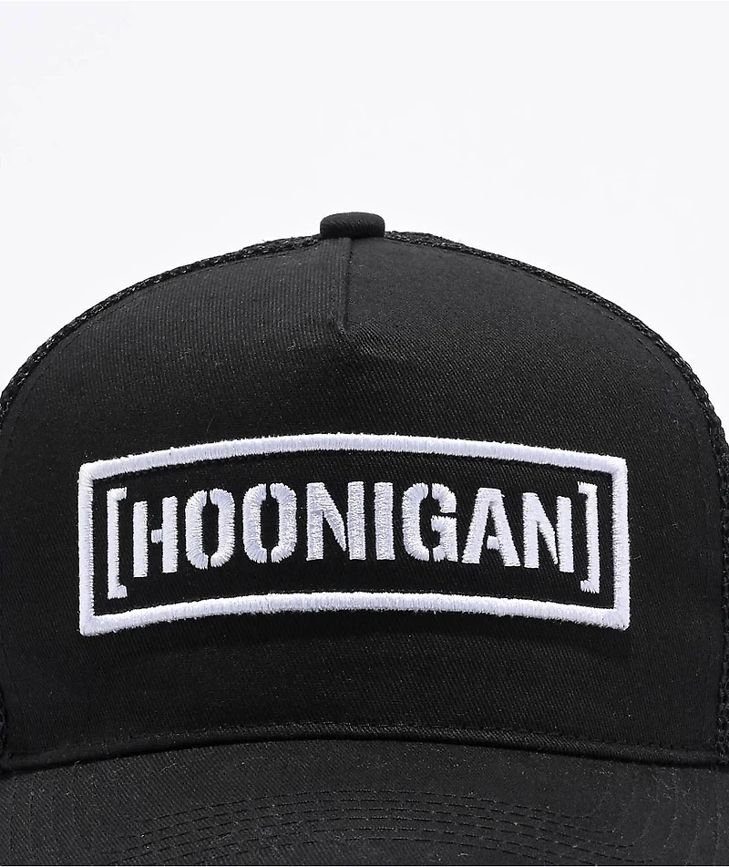 Hoonigan Censor Bar Black Trucker Hat