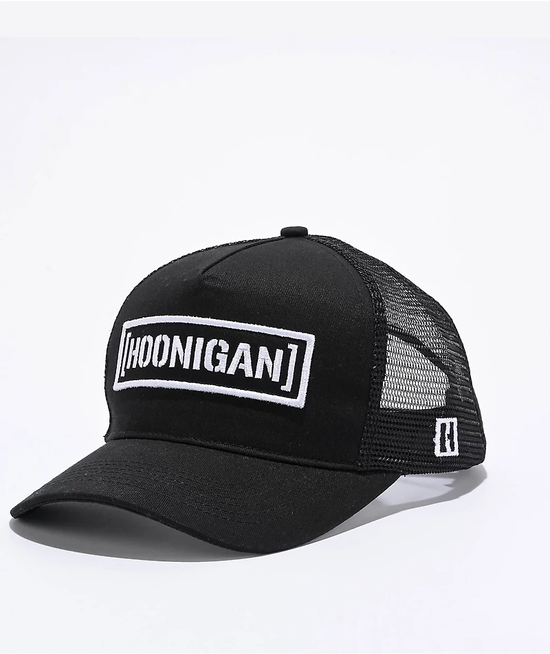 Hoonigan Censor Bar Black Trucker Hat