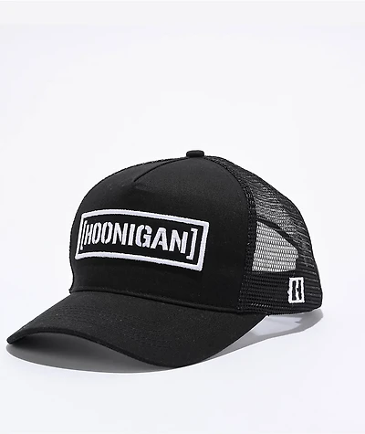 Hoonigan Censor Bar Black Trucker Hat