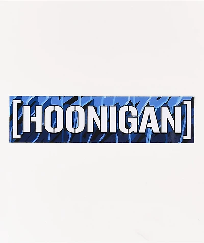 Hoonigan Censor Bar Blue Sticker