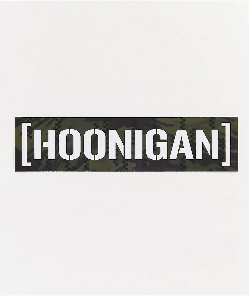 Hoonigan Censor Bar Camo Sticker