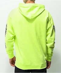 Hoonigan Censor Bar Fluorescent Yellow Hoodie