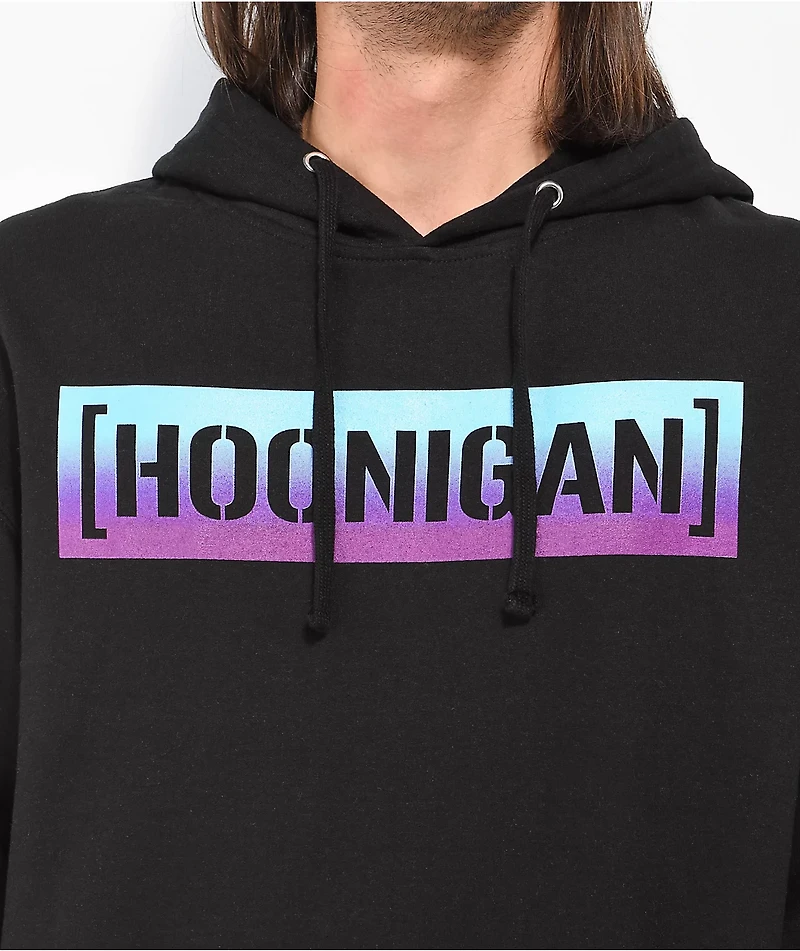 Hoonigan Censor Bar Kill All Tires Black & Purple Hoodie