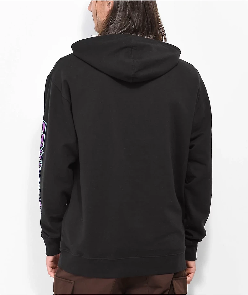 Hoonigan Censor Bar Kill All Tires Black & Purple Hoodie
