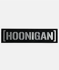 Hoonigan Censor Bar Silver & Black Sticker
