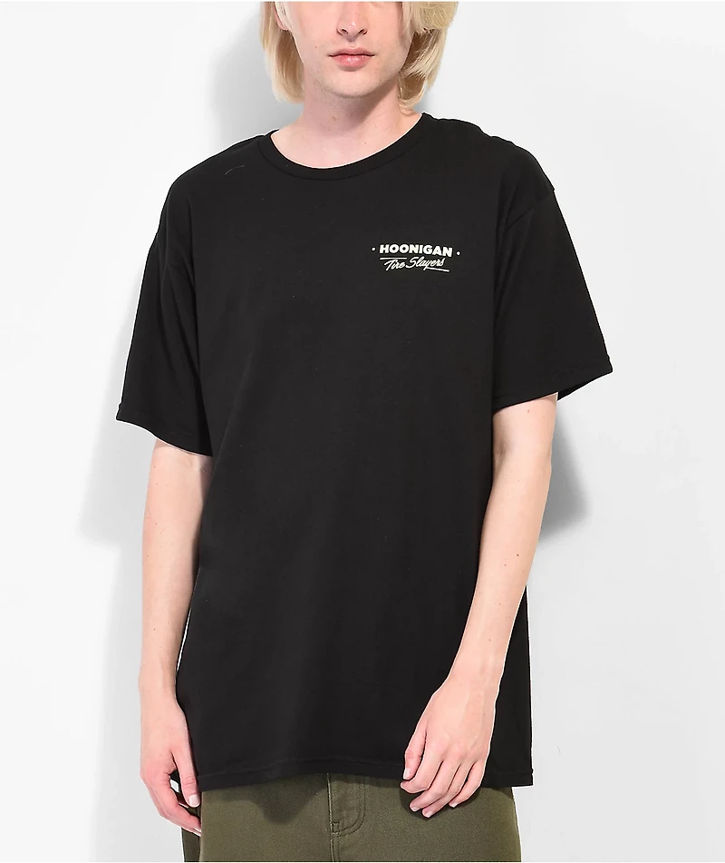 Hoonigan Cheater Slicks Black T-Shirt