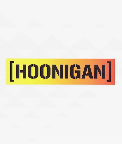 Hoonigan Colorblock Shift Sticker