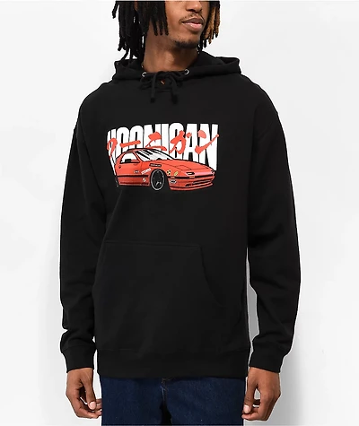 Hoonigan FC Rotary Black Hoodie