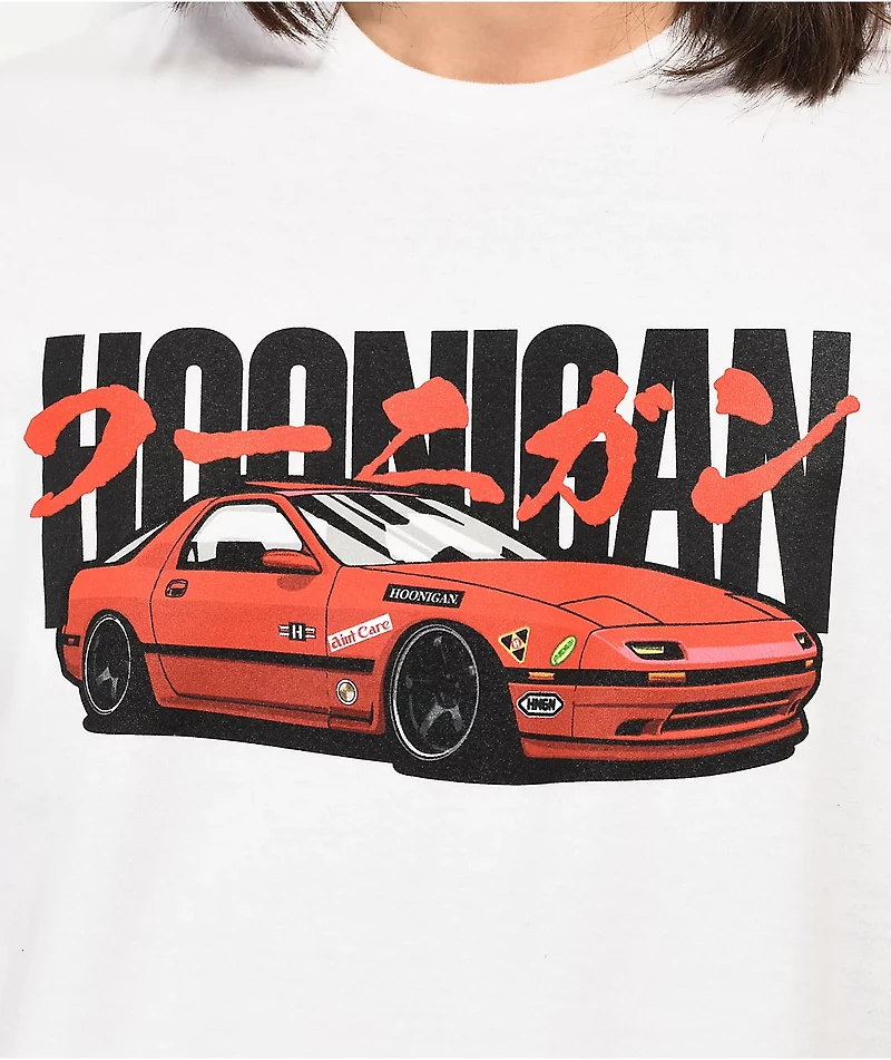 Hoonigan FC Rotary White T-Shirt