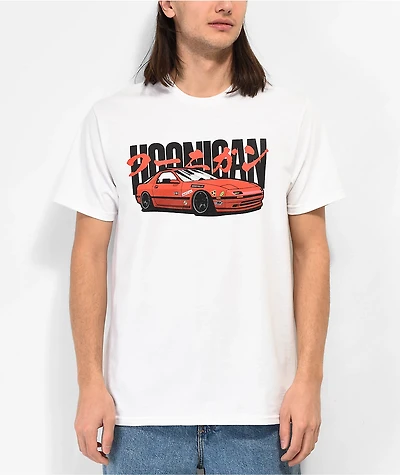 Hoonigan FC Rotary White T-Shirt