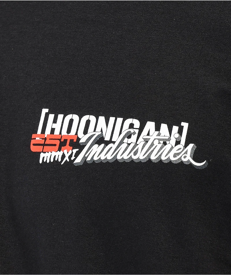 Hoonigan Forever Midnight Black & Green T-Shirt