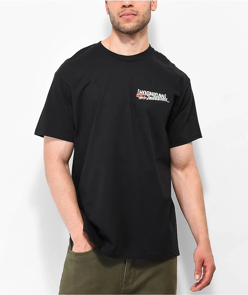 Hoonigan Forever Midnight Black & Green T-Shirt