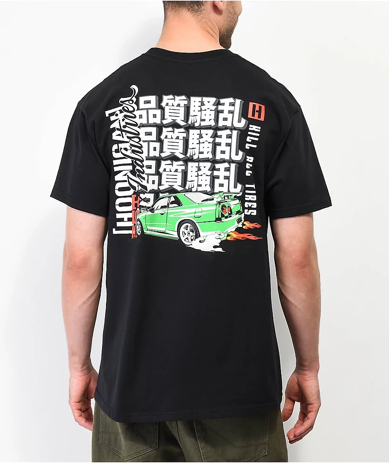 Hoonigan Forever Midnight Black & Green T-Shirt