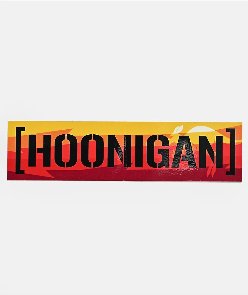 Hoonigan Gym Censor Bar Sticker