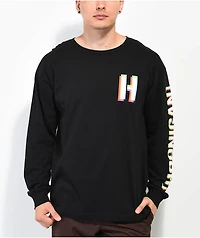 Hoonigan Hi Def Bracket Black Long Sleeve T-Shirt
