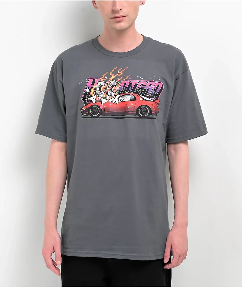Hoonigan Hot Nacho Charcoal Grey T-Shirt