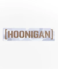 Hoonigan KB43CBar Snow Camo Sticker