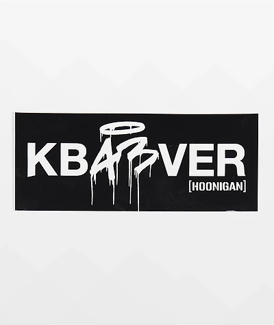 Hoonigan KB43VER Black Sticker