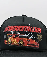 Hoonigan Legends Never Die Black Trucker Hat