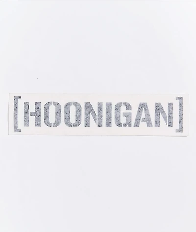 Hoonigan Logo Black Die-Cut Sticker