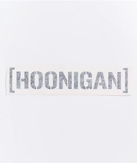 Hoonigan Logo Black Die-Cut Sticker