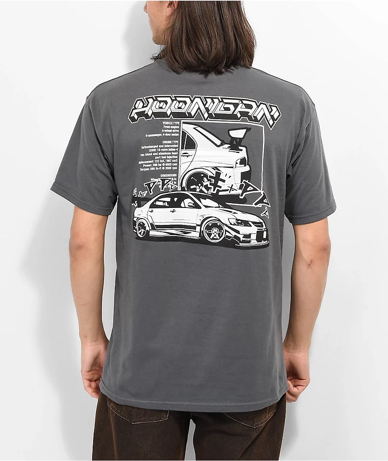 Hoonigan Nine Charcoal T-Shirt
