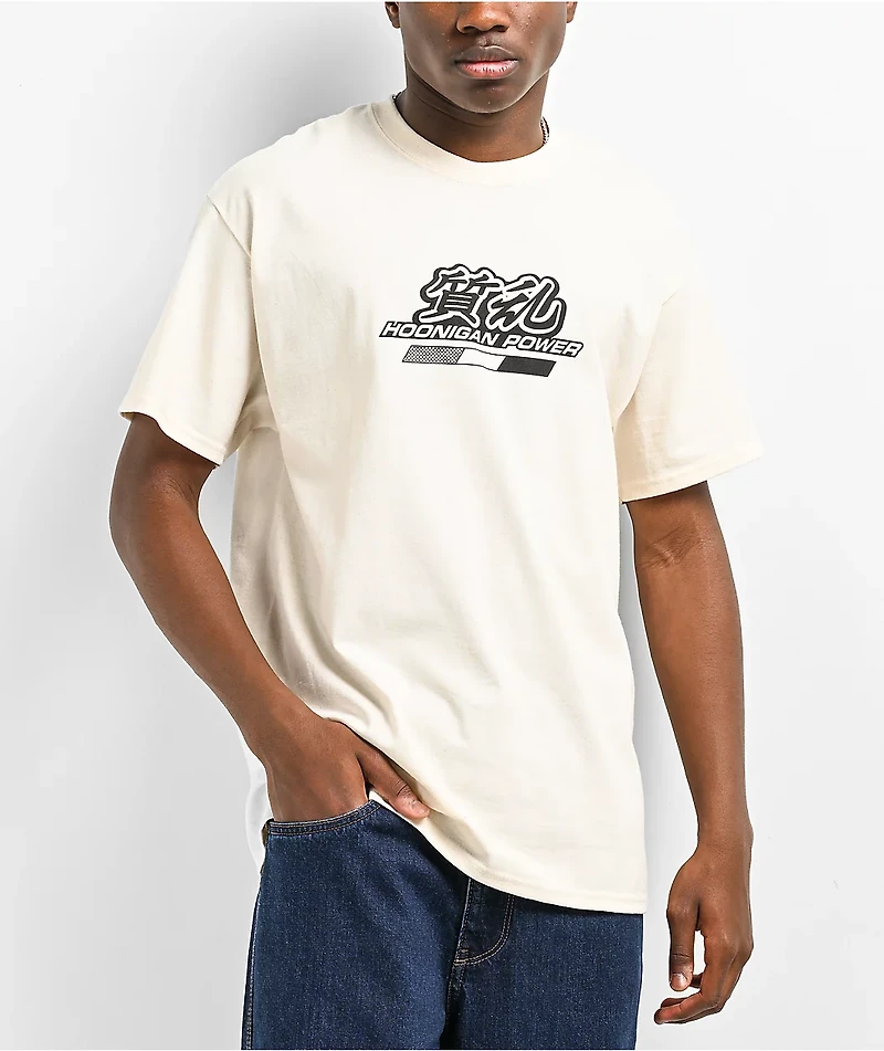 Hoonigan On Site Natural T-Shirt