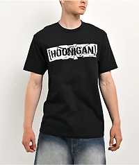 Hoonigan Shattered Bar Black T-Shirt