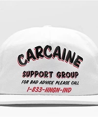 Hoonigan Support Group White Unstructured Snapback Hat