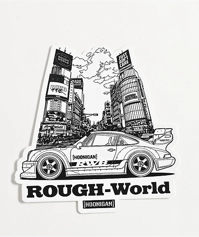Hoonigan x Rough World Welcome To Shibuya Sticker