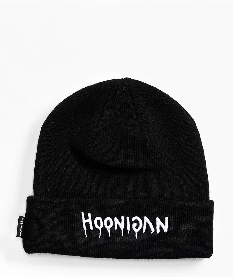 Hoonigan x Trouble Andrew x Ken Block Drips Black Beanie