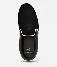 Hours Is Yours B1 Lizard Black Iguana Slip On Skate Shoes