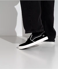 Hours Is Yours B1 Lizard Black Iguana Slip On Skate Shoes