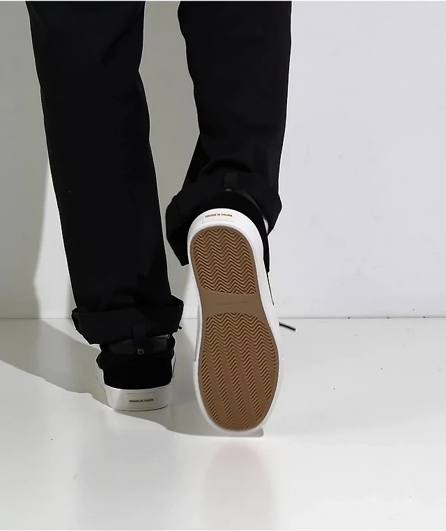 Hours Is Yours Callio S77 Black & Off White Skate Shoes  display picture 3