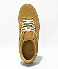 Hours Is Yours Code B Herman Vintage Gold Suede Skate Shoes