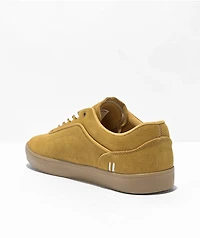 Hours Is Yours Code B Herman Vintage Gold Suede Skate Shoes