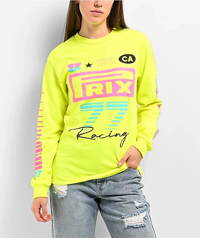 House of PRIX Max Velocity Yellow Long Sleeve T-Shirt