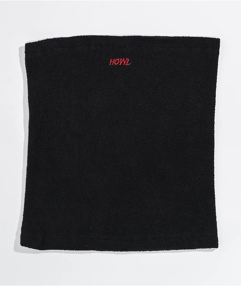 Howl Black Neck Gaiter
