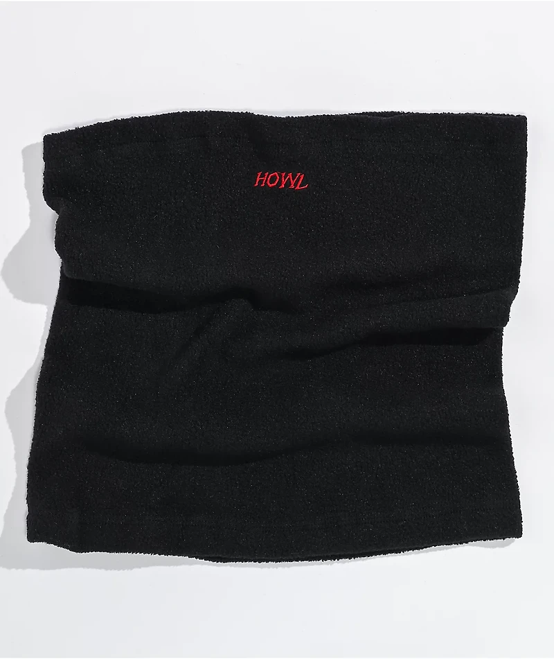 Howl Black Neck Gaiter
