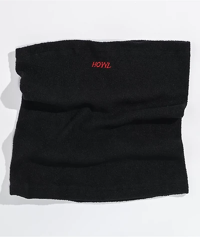 Howl Black Neck Gaiter